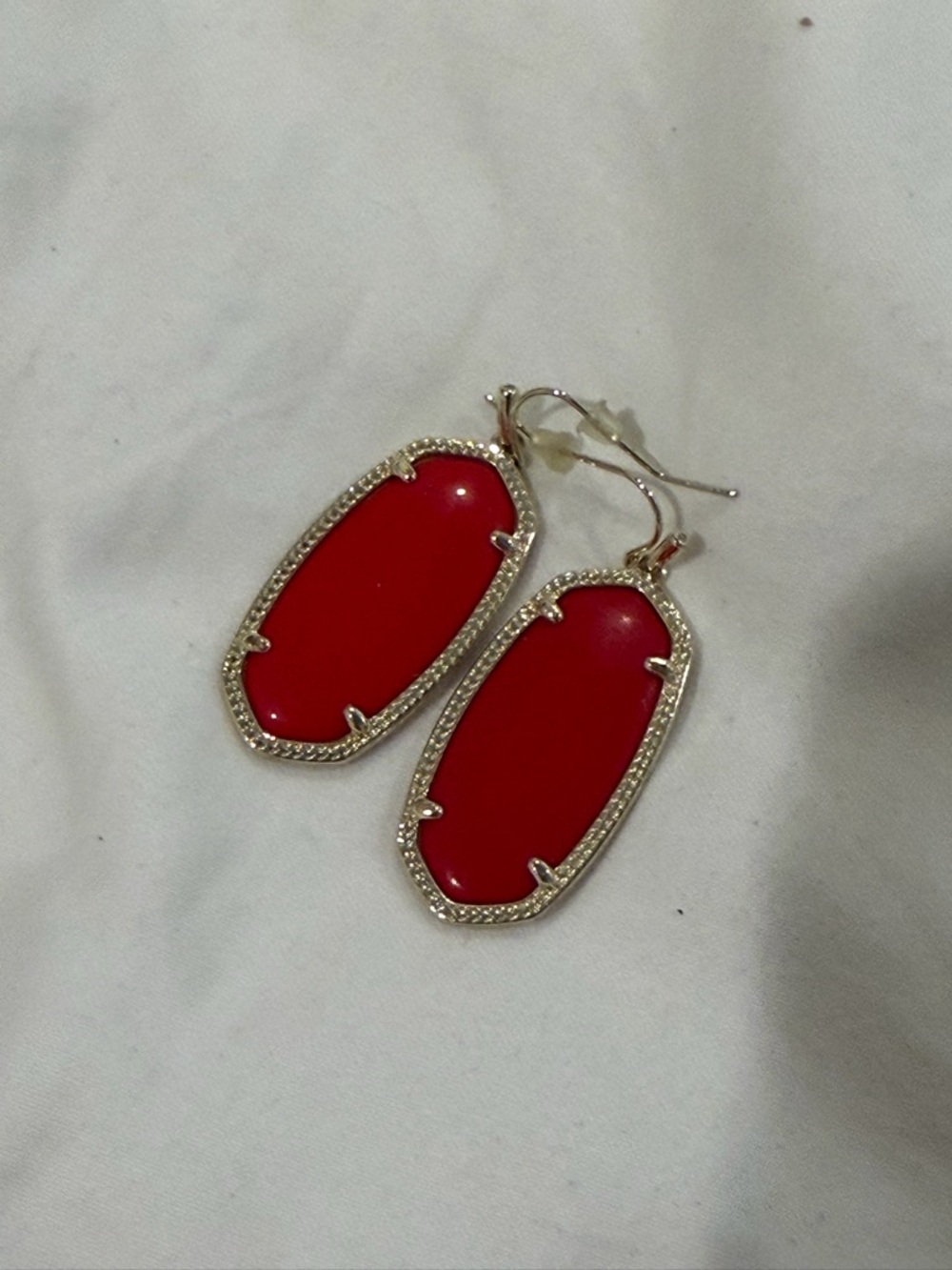 Kendra Scott earrings in red